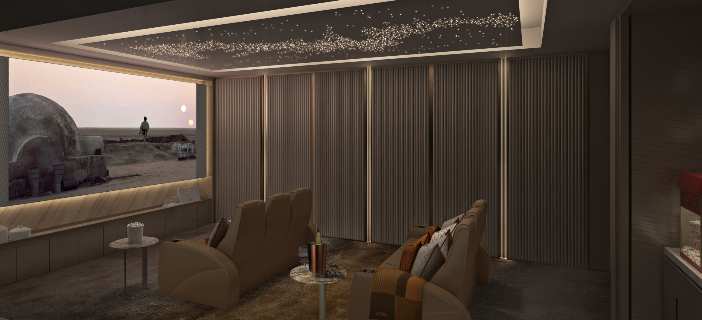 Luxury home cinema project